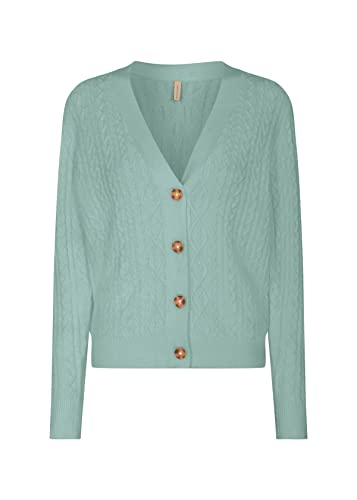 Soyaconcept Damen SC-BLISSA 25 Strickjacke Cardigan Sweater, 6404 Green Haze, S von SOYACONCEPT