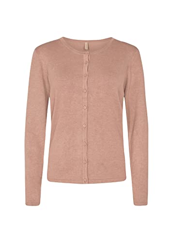 Soya Concept Damen Soyaconcept SC-Dollie 446 Strickjacke Wollpullover, 98676 Stucco Brown Melange, S Soya Concept Damen Soyaconcept SC-Dollie 446 Strickjacke Wollpullover, 98676 Stucco Brown Melange, S von SOYACONCEPT