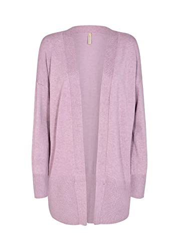 Soya Concept Damen Sc-Dollie 523 Lange offener Vorderseite Strickjacke, Violet Mist Melange, S von SOYACONCEPT