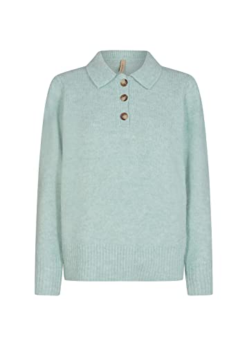 Soya Concept Damen Soyaconcept SC-Lamar 18 Pullover, 96404 Green Haze Melange, Large von SOYACONCEPT