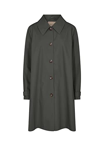 SOYACONCEPT Womens SC-Lora A-Shaped Long Coat Trenchcoat, Dark Army, X-Small von SOYACONCEPT