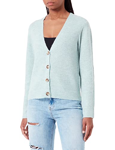 Soya Concept Damen Sc-Nessie 38 Struktur Strickjacke, Green Haze Melange, M von SOYACONCEPT