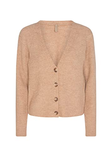 Soyaconcept Damen SC-Nessie 38 Strickjacke Cardigan Sweater, 98205 Sand Melange, M von SOYACONCEPT