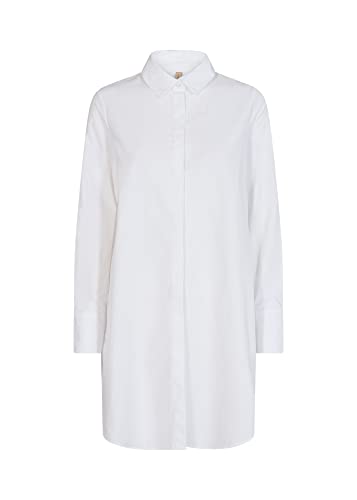 SOYACONCEPT Womens SC-Netti 12 Oversize Long Shirt Hemd, White, Small von SOYACONCEPT