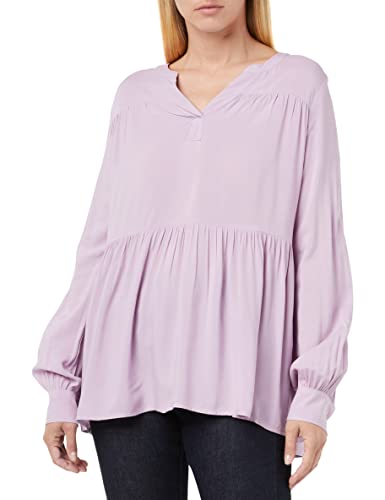 SOYACONCEPT Damen SC-RADIA 106 Bluse Kurzarm-T-Shirt, 5150 Violet Mist, Large von SOYACONCEPT