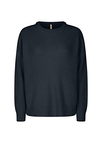 SOYACONCEPT Womens SC-Remone 16 Round Neck Knit Pullover, Navy, XL von SOYACONCEPT