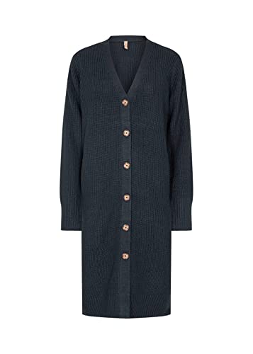 SOYACONCEPT Womens SC-Remone 17 Long Knit Cardigan Strickjacke, Navy, S von SOYACONCEPT