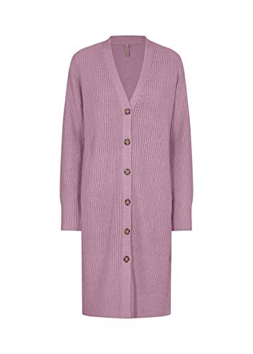 Soyaconcept Damen SC-REMONE 17 Strickjacke Cardigan Sweater, 5150 Violet Mist, S von SOYACONCEPT