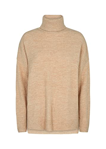 Soyaconcept Women's SC-Nessie 47 Damen Pullover Sweater, 98205 Sand Melange, Medium von SOYACONCEPT