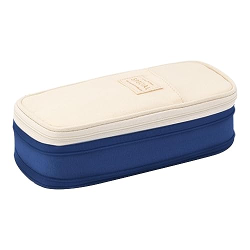 Federmäppchen-Organizer, großes Federmäppchen, leichtes Federmäppchen für ästhetische Stifte, verstellbares Federmäppchen, strapazierfähiges Polyester-Federmäppchen, Schreibwarenetui geeignet für von SOYDAN