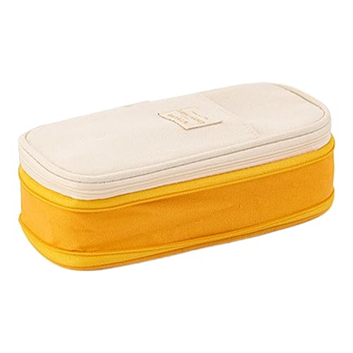 Federmäppchen-Organizer, großes Federmäppchen, leichtes Federmäppchen für ästhetische Stifte, verstellbares Federmäppchen, strapazierfähiges Polyester-Federmäppchen, Schreibwarenetui geeignet für von SOYDAN