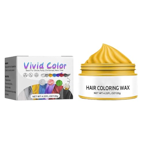 Haarfärbewachs | Sanftes natürliches Haarfärbe-Spray | Temporäre Haarfarbe für dunkles und helles Haar | Buntes Haarwachs für Halloween-Partys, Cosplay-Clubs, Frauen u. Soydan von SOYDAN