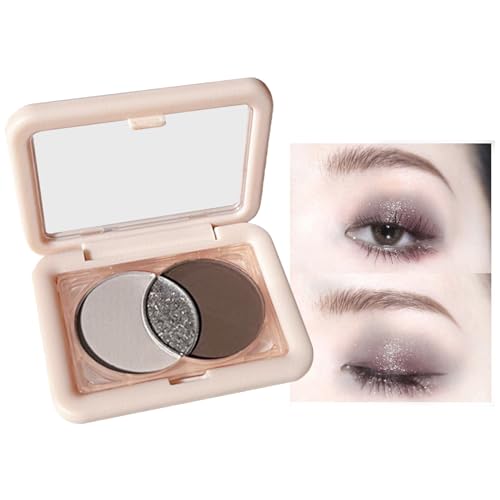 Neutrale Lidschatten-Palette - Schimmernder Lidschatten 3 Fließend - Feinpuder Lidschatten , langanhaltend, hochpigmentiert, und schimmernd, für Soydan von SOYDAN
