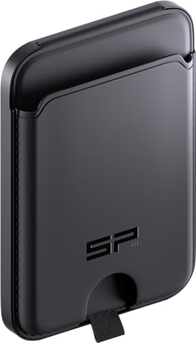 SP CONNECT Erwachsene (Unisex) SP Magnetic Card SPC+ Bi-Fold Wallet, Schwarz von SP CONNECT