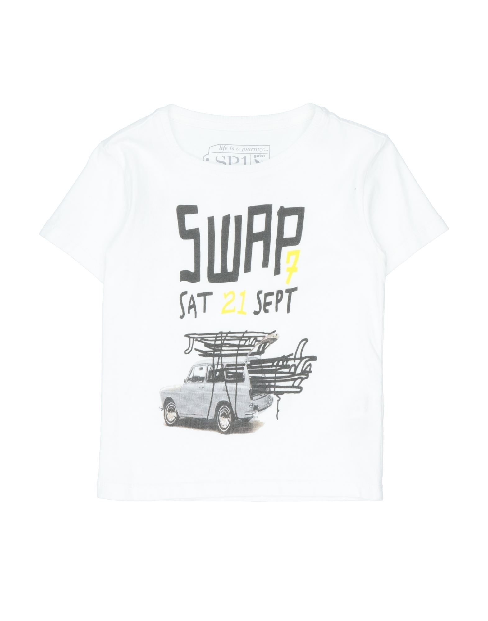 SP1 T-shirts Kinder Weiß von SP1