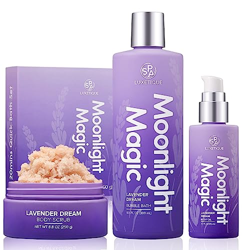 SPA LUXETIQUE WORLD Luxetique 3 Stück Spa Geschenk für Frauen, Bubble Bad für Frauen, Geschenksets für Bad und Körper, Reise-Set für SPA LUXETIQUE WORLD Luxetique 3 Stück Spa Geschenk für Frauen, Bubble Bad für Frauen, Geschenksets für Bad und Körper, Reise-Set für von SPA LUXETIQUE WORLD
