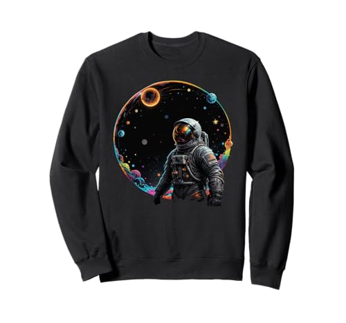 Weltraumgrafik für Männer und Frauen – Astronaut Sonnensystem Planeten Sweatshirt Weltraumgrafik für Männer und Frauen – Astronaut Sonnensystem Planeten Sweatshirt von SPACE GIFTS