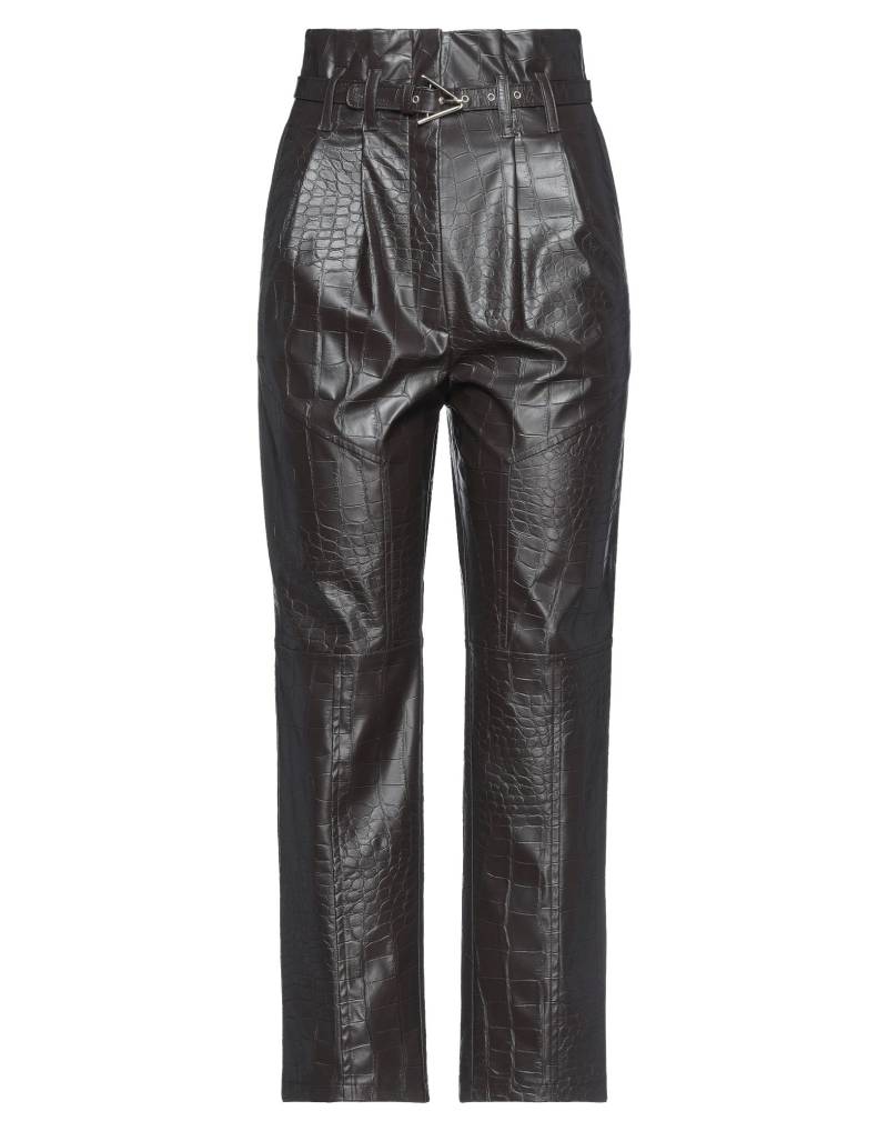 SIMONA CORSELLINI Hose Damen Dunkelbraun von SIMONA CORSELLINI