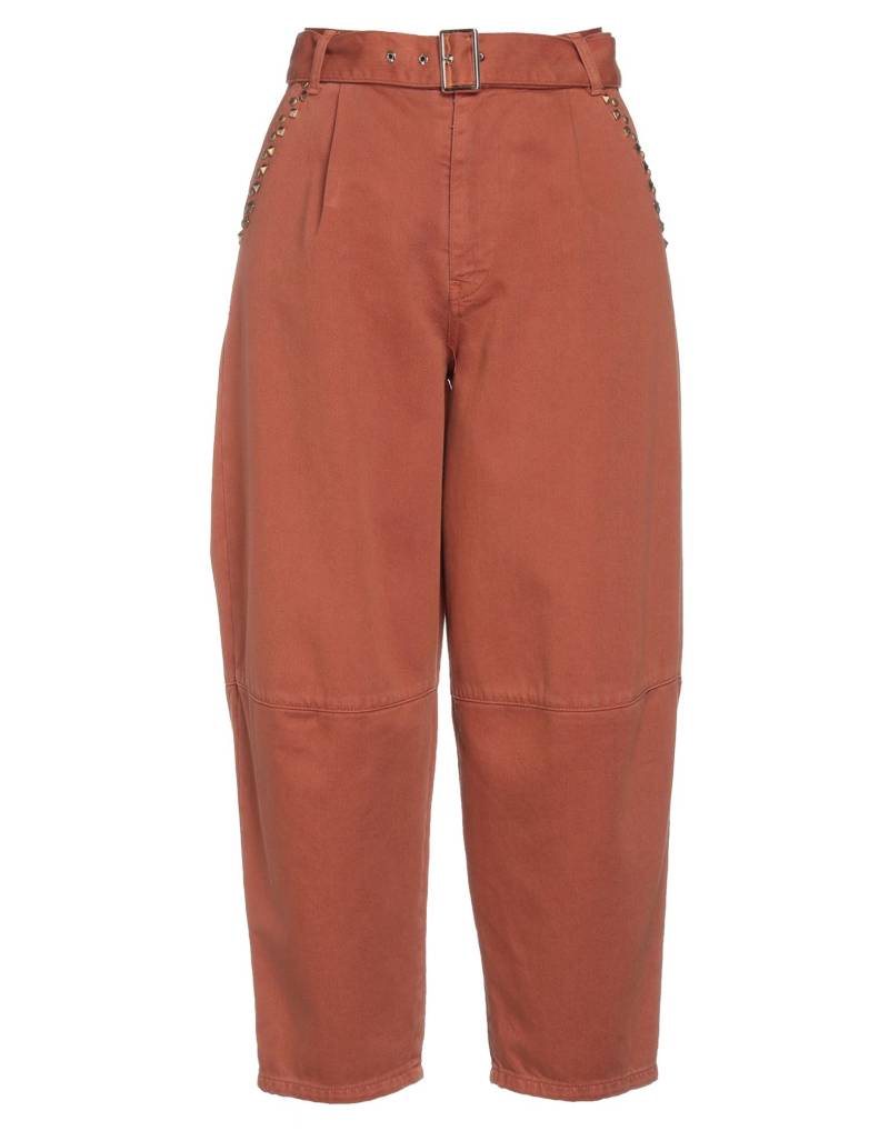 SIMONA CORSELLINI Hose Damen Braun von SIMONA CORSELLINI