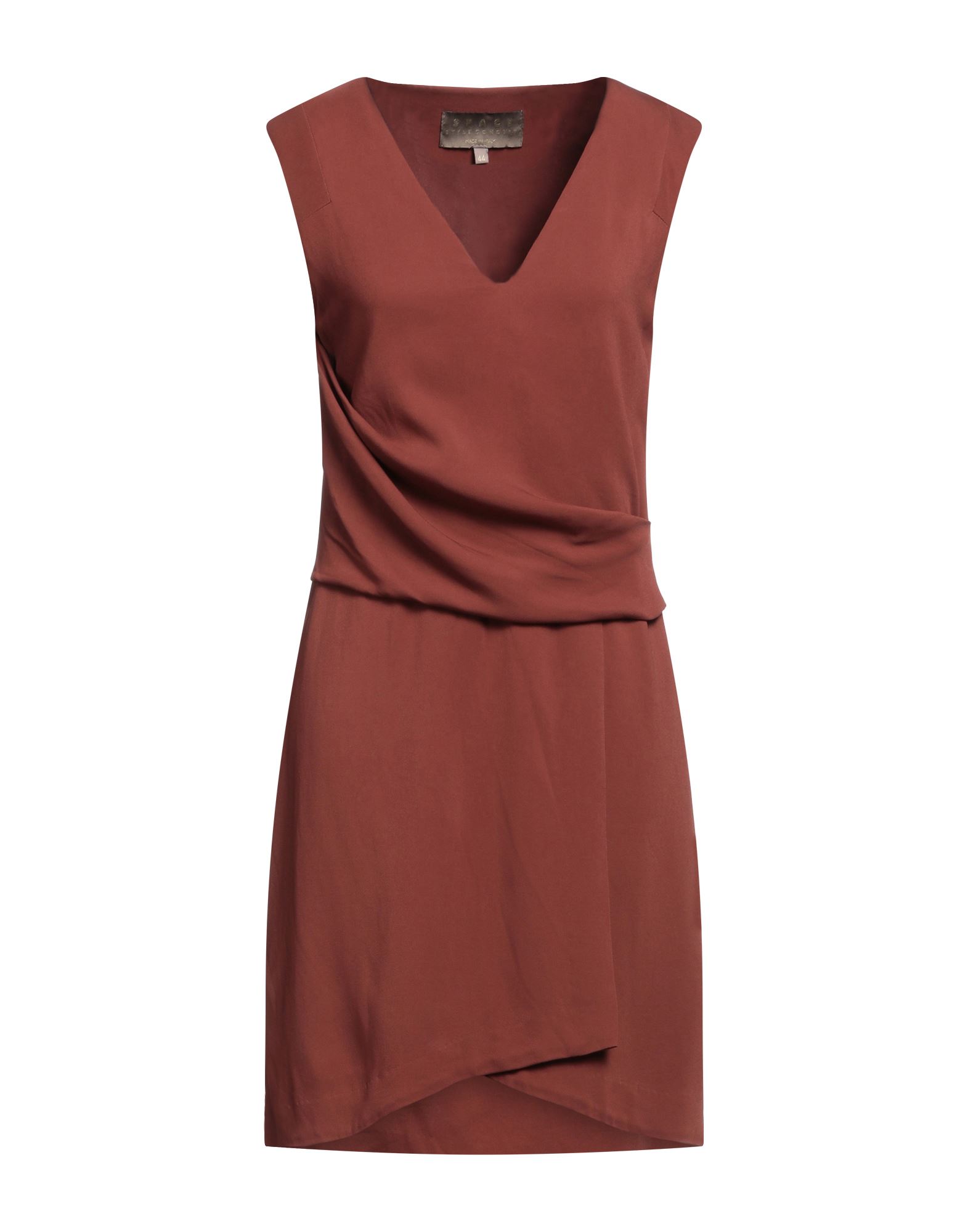 SIMONA CORSELLINI Mini-kleid Damen Braun von SIMONA CORSELLINI