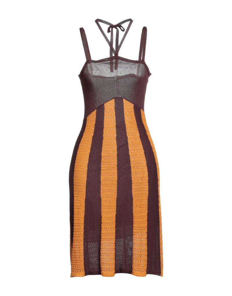 SIMONA CORSELLINI Mini-kleid Damen Schokobraun von SIMONA CORSELLINI