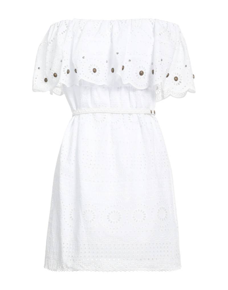 SIMONA CORSELLINI Mini-kleid Damen Weiß von SIMONA CORSELLINI