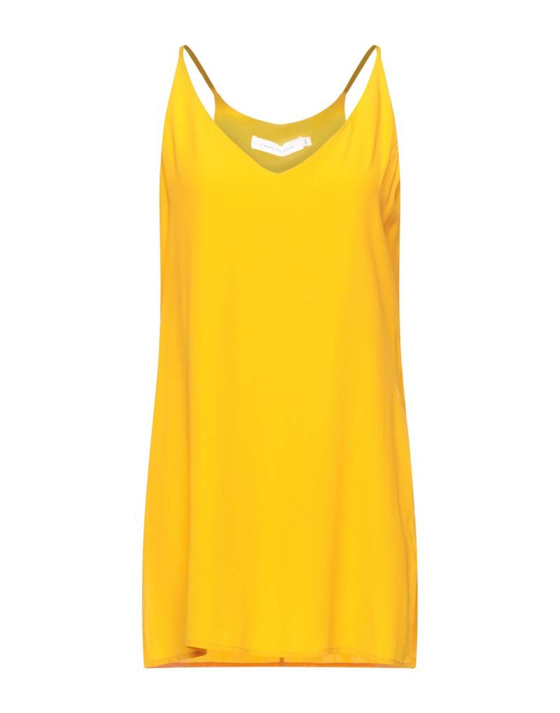 SIMONA CORSELLINI Tank Top Damen Gelb von SIMONA CORSELLINI