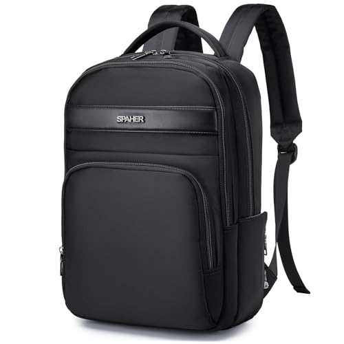 SPAHER 40x30x10cm Lufthansa Reiserucksack Handgepäck Flugzeug Herren Damen Wasserdicht Laptop Rucksack 15,6 Zoll Schulrucksack Business Arbeit Reisen Rucksack Klein Daypack Travel Backpack von SPAHER