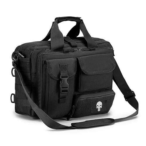 SPAHER Aktentasche Herren Laptoptasche 14/15.6/17.3 Zoll Business Tasche Taktische Arbeitstasche Herren Tasche Umhängetasche Schultertasche Oxford Messenger Bag Männer Geschenk für Frauen Männer von SPAHER