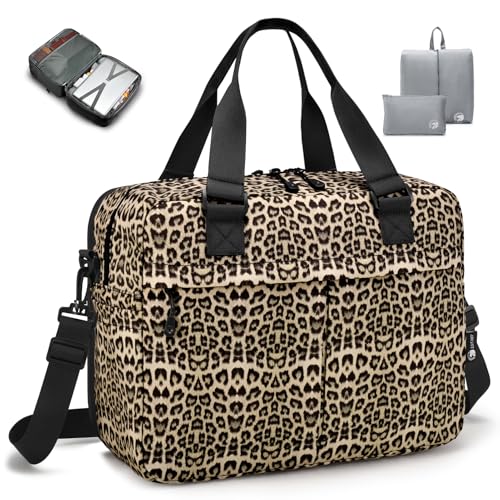 SPAHER Erweiterbar Reisetasche Handgepäck 40x30x15cm British Airways 40x30x25cm Eurowings Handgepäck Tasche Weekender Damen Sporttasche Kliniktasche Geburt Kabinentasche Travel Duffle Bag von SPAHER
