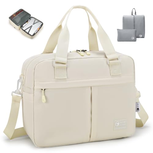 SPAHER Erweiterbar Reisetasche Handgepäck 40x30x15cm British Airways 40x30x25cm Eurowings Handgepäck Tasche Weekender Damen Sporttasche Kliniktasche Geburt Kabinentasche Travel Duffle Bag von SPAHER