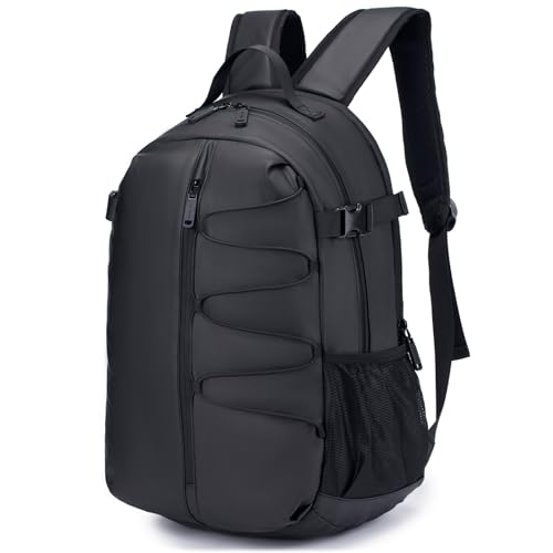 SPAHER Leder Rucksack Schulrucksack Reiserucksack Handgepäck Wizzair Easyjet Rucksack 15,6 Zoll Laptoprucksack Backpack Tagesrucksack Casual Backpack Daypack Geschenk für Damen Herren von SPAHER