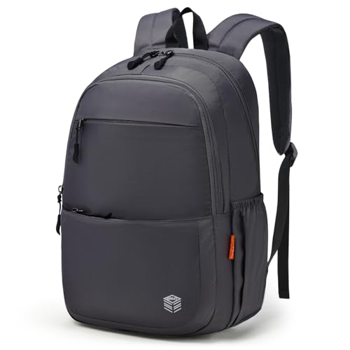 SPAHER Ryanair 40x20x25 Handgepäck Faltbarer Rucksack Ultraleicht Wanderrucksack 20L Rucksack Damen Herren Wasserdicht Backpack Kleiner Daypack Flugzeug Reiserucksack für Outdoor Camping Grau von SPAHER