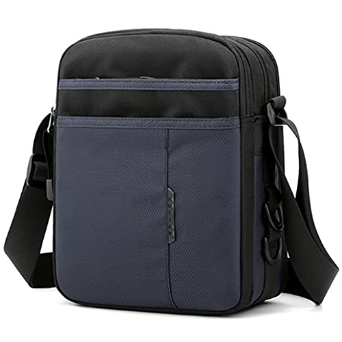 SPAHER Umhängetasche Herren Nylon Herren Tasche für iPad Kuriertasche Wasserdicht Schultertasche Geschenk für Männer Messenger Bag Crossbody Reise Arbeitstasche Studententasche von SPAHER