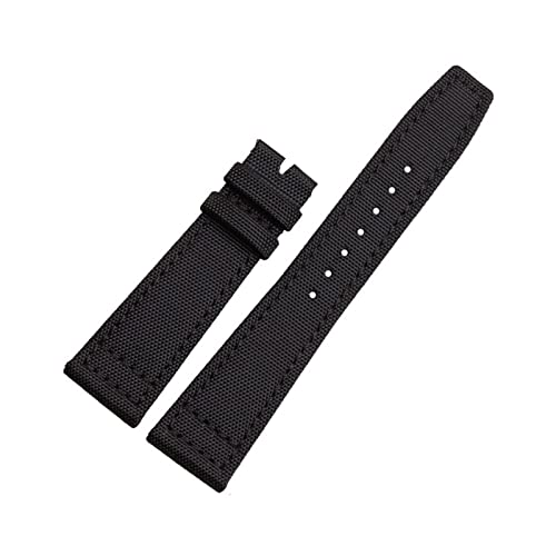 SPAKAMTZTK 20mm 21 mm 22 mm Nylon Canvas Fabric -Uhrenband kompatibel for Iwc Kompatibel for Pilot -Spitfire Timezone Top -Gurt grün schwarze Gürtel Armbanduhrgurte Uhrenarmband(Black-Without Buckle,2 SPAKAMTZTK 20mm 21 mm 22 mm Nylon Canvas Fabric -Uhrenband kompatibel for Iwc Kompatibel for Pilot -Spitfire Timezone Top -Gurt grün schwarze Gürtel Armbanduhrgurte Uhrenarmband(Black-Without Buckle,2 von SPAKAMTZTK