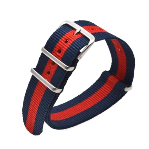 SPAKAMTZTK Klassische starke Armbandarmee grüne Militärstoff Nylon Uhrenbandbänder gewebt Uhrenarmband(49,16MM) von SPAKAMTZTK