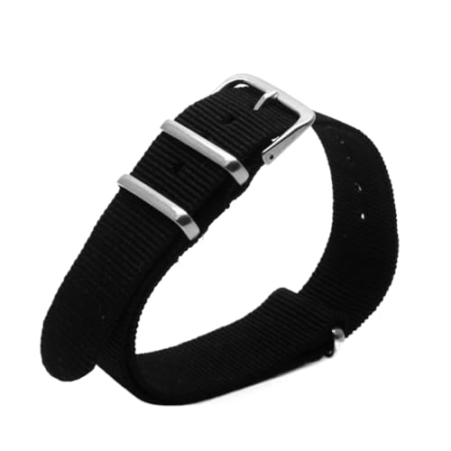 SPAKAMTZTK Klassische starke Armbandarmee grüne Militärstoff Nylon Uhrenbandbänder gewebt Uhrenarmband(A,22MM) von SPAKAMTZTK