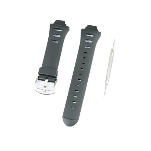 SPAKAMTZTK Sehen Sie Accessoires Gummibänder an SS0S4723000 Kompatibel for Suunto Kompatibel for Beobachter SR x6HRM DEC19 P45 18 Apr23 3 0AP0 Herren Uhrenarmband(Silver buckle) von SPAKAMTZTK