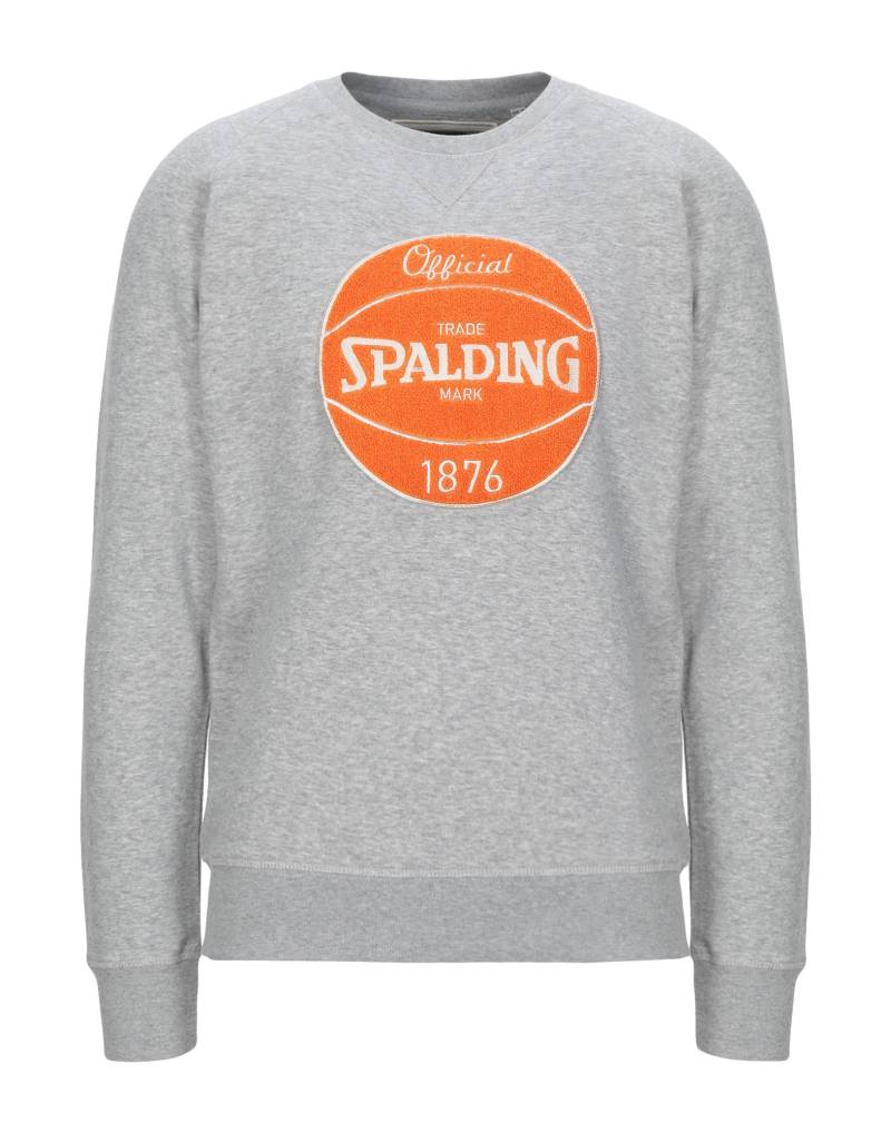 SPALDING Sweatshirt Herren Hellgrau von SPALDING