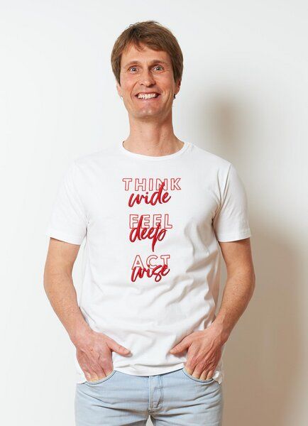 SPARKLES OF LIGHT Yoga Shirt | THINK FEEL ACT von SPARKLES OF LIGHT