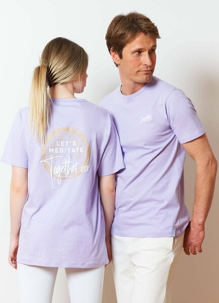 SPARKLES OF LIGHT Yoga Unisex Shirt | LET'S MEDITATE TOGETHER von SPARKLES OF LIGHT