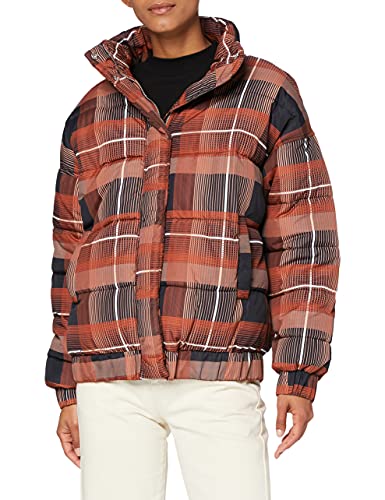 SPARKZ COPENHAGEN Damen Amelia Check Jacket Jacke, Braun (Chestnut 267), 38 (Herstellergröße: Large) von SPARKZ COPENHAGEN