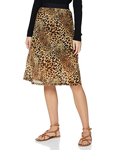 SPARKZ COPENHAGEN Damen Amira Skirt Rock, Leopard, 40 von SPARKZ COPENHAGEN