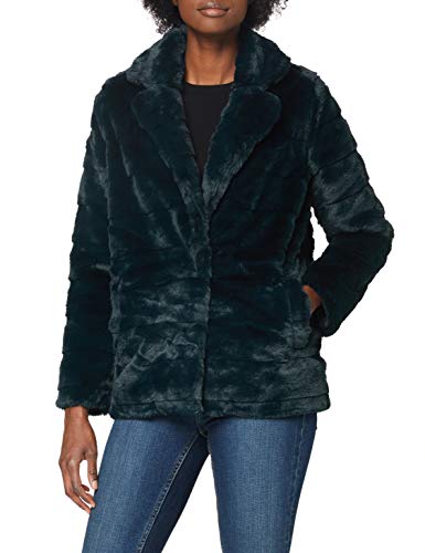 SPARKZ COPENHAGEN Damen Anella Jacket Kunstpelzmantel, Evergreen, L von SPARKZ COPENHAGEN