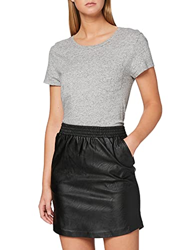 SPARKZ COPENHAGEN Damen Ania Skirt Rock, Schwarz (Black 099), 34 (Herstellergröße: Small) von SPARKZ COPENHAGEN