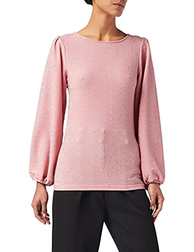 SPARKZ COPENHAGEN Damen Brigitte Top Ls Langarmshirt, Pink (Cool Pink 501), 32 (Herstellergröße: X-Small) von SPARKZ COPENHAGEN