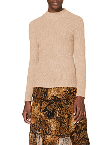 SPARKZ COPENHAGEN Damen Cora Turtleneck Pullover, champagnerfarben, M von SPARKZ COPENHAGEN