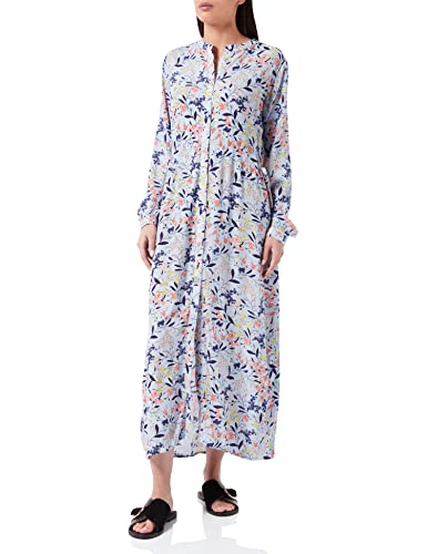 SPARKZ COPENHAGEN Damen Holly Shirt Dress cocktailkleid, Blau (Light Blue 765), 38 (Herstellergröße: Large) von SPARKZ COPENHAGEN