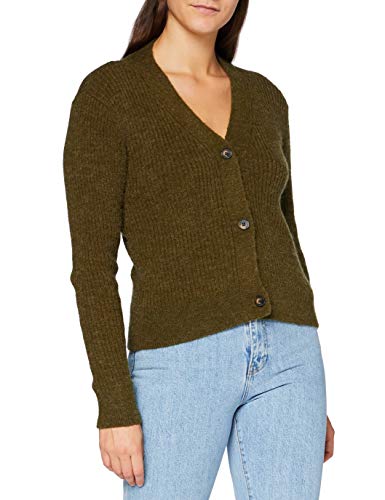 SPARKZ COPENHAGEN Damen Kalista Cardigan Strickjacke, Khaki Green, L von SPARKZ COPENHAGEN