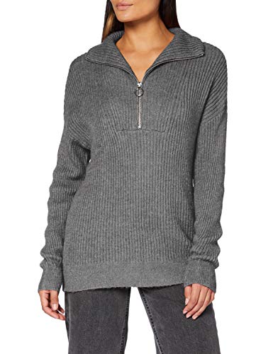 SPARKZ COPENHAGEN Damen Kap Knit Pullover, Grey Melange, L von SPARKZ COPENHAGEN